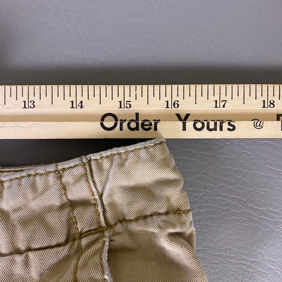 Y2K Old Navy Cargo Shorts Men's Size 32 Khaki Tan Cotton Relaxed Fit Utility* - Picture 6 of 15